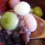 茶房 菊泉 - 塩気と甘み強めなつぶあんともマッチ！美味しく完食しました！
