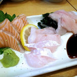 須賀乃湯 - 刺身３点盛り