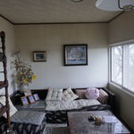 茶房 菊泉 - 現実のレイアウトと劇中レイアウトは奥のベッドがソファーになっているなどの違いはあるものの、比較的にていてまさに聖地！