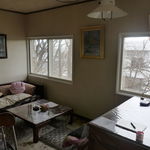 茶房 菊泉 - その後は、鹿角理亞の部屋のモデルとなった部屋を見学してみることに。