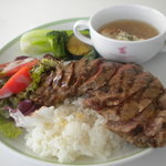 ミートミート - サーロインステーキ～ガーリックバターソース