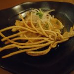 更科丸屋 - 揚物（牡蠣のオイスター餡掛け）