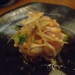 更科丸屋 - 酢物（海鮮サラダ　柚子胡椒ドレッシング）