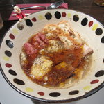 ふれんちらぁ麺　ガスパール　オニオンスープらあめん　つけダレ