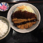 矢場とん - わらじとんかつ(ハーフハーフ)