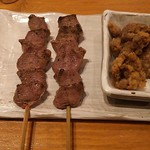 土間料理 だいこん - 砂肝のあぶり＆？の唐揚げ