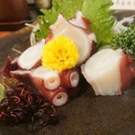 活魚料理 みよし酒蔵 - このたこぶつ！かなりの弾力(゜ロ゜)旨かったよ～