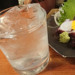 活魚料理 みよし酒蔵 - 芋のロックも満タン♪古き良き昭和だね(*´ー｀*)