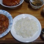 揚子江 - 大エビチリソース定食