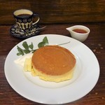 カフェ香咲 - 香咲ブレンド、ホットケーキ