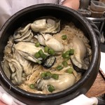 旬菜 おぐら家 - 大粒牡蠣の炊き込みご飯
