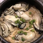 旬菜 おぐら家 - 大粒牡蠣の炊き込みご飯
