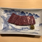 旬菜 おぐら家 - 馬肉の燻製