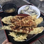 Uowaka - アナゴ天丼980円