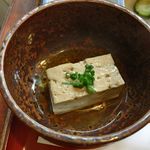 和もと - 野菜雑炊に付く煮物（お豆腐）