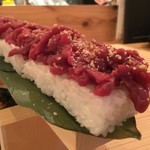 #肉寿司#野菜巻き串#熟成魚 ハッシュタグ - 