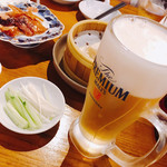 98239741 - 2杯目のビールと四川ダック