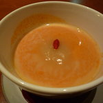 旅の宿滝の湯 - トマト豆腐のイモあんかけ