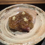 神楽坂 石かわ - 造り　鰹たたき　薬味和へ