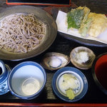 蕎麦喰い処 利めい庵 - 鱧天せいろ1,550円