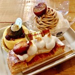 チムニー - ３皿目＠メレンゲパイ、チェンジ、大福モンブラン