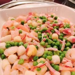 レストランブローニュ - 12月小海老と小柱のグリーンピース煮
