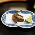 金田中 庵 - 揚げもろこ