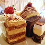 チムニー - ７皿目＠ルース、モンブランロール、ショコラケーキ、マルチック