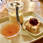 チムニー - ８皿目＠いちじくゼリー、瓶プリン、グラリース