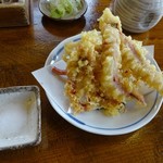 蕎麦処 若佐 - ゲソ天250円