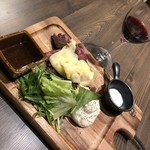 炙り肉の寿司食べ放題&旨辛チーズタッカルビ×個室肉バル BRUNO - ハラミとラクレットチーズ