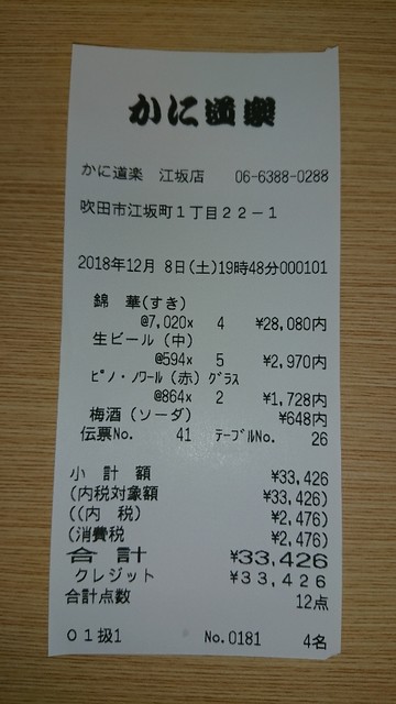 イェーイ 蟹を好きで良かった このままずっと ずっと 死ぬまでｈａｐｐｙ V By 射手座の天使あきちゃん かに道楽 江坂店 か にどうらく 江坂 かに 食べログ