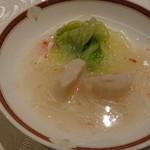 筑紫樓 - ホタテ貝と野菜の蟹ソースかけ