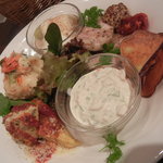 西天満バル - 前菜盛合わせ２人分￥８５０