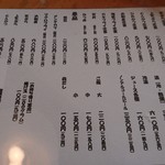 二条 - メニュー