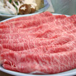 Kagawa - 黒毛和牛モモ肉しゃぶしゃぶ
