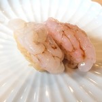 鮨し人 - 白えびと甘海老