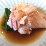 鮨し人 - のどぐろのメスとクエのしゃぶしゃぶ