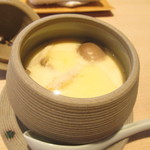 Sushidokoro Touge - １日８食限定・店主のこだわりランチ　１８００円（税込）の茶碗蒸しのアップ【２０１８年１２月】
