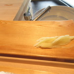 鮨処とうげ - １日８食限定・店主のこだわりランチ　１８００円（税込）のガリのアップ【２０１８年１２月】