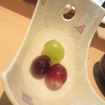 鮨処とうげ - １日８食限定・店主のこだわりランチ　１８００円（税込）のデザートのアップ【２０１８年１２月】