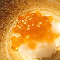 鮨処とうげ - １日８食限定・店主のこだわりランチ　１８００円（税込）の〆のいくら飯のアップ【２０１８年１２月】