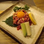 炭火焼肉寿恵比呂 - ローストユッケ