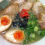 名代ラーメン亭 - トッピング完了