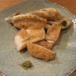 なかむら - 本日の炭火焼（地鶏）