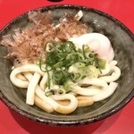 Iseudonsemmonteninamura - 伊勢うどん＋温泉玉子（680円）