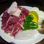 ろばた - 夕食のメインはもちろんジンギスカン♪