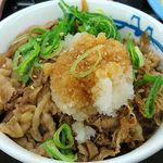 松屋 - 松屋 本蓮沼店 プレミアムおろしポン酢牛めし ミニ盛