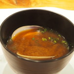 鮨処　喜楽 - 蛤のお味噌汁
