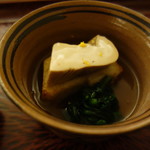 日本料理 晴山 - 海老芋とあん肝の炊き合わせ